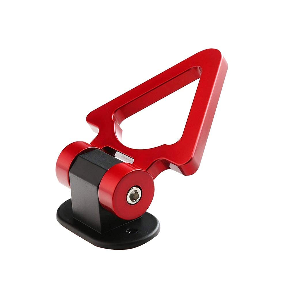 RED Dummy Tow Hook for Car Universal Triangle Bumper Exterior Accessory for Car, Truck & SUV | Sports Look Only for Decoration Compatible with All Car-image-10