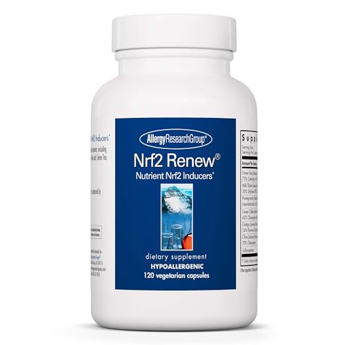 Allergy Research Group Nrf2 Renew Supplement - Nrf2 Activator, Pure Sulforaphane, Natural Green Tea