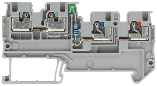 Bornes triples gris 1,5 mm² 8WH6003 pour gagner de la place dans un tableau électrique
