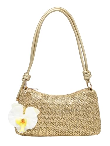 Image of Verdusa Women's Straw Woven Shoulder Bag Tote Handbag Summer Beach Purse Vacation Bags