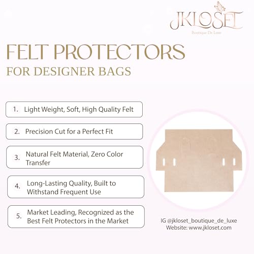 Premium Felt Protectors for Designer Bags - Soft, Light Weight, and Precision Fit Felt Protectors3