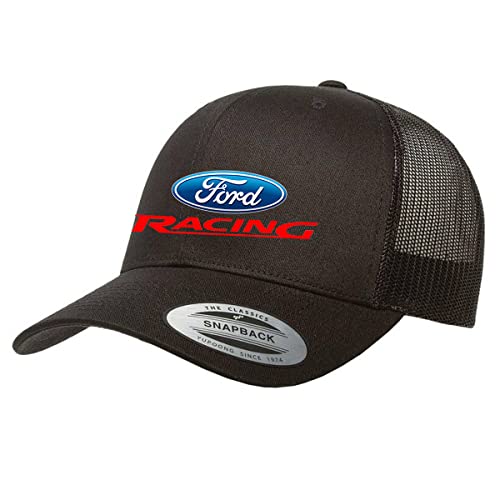 Ford Racing Logo Embroidered Snapback Cap