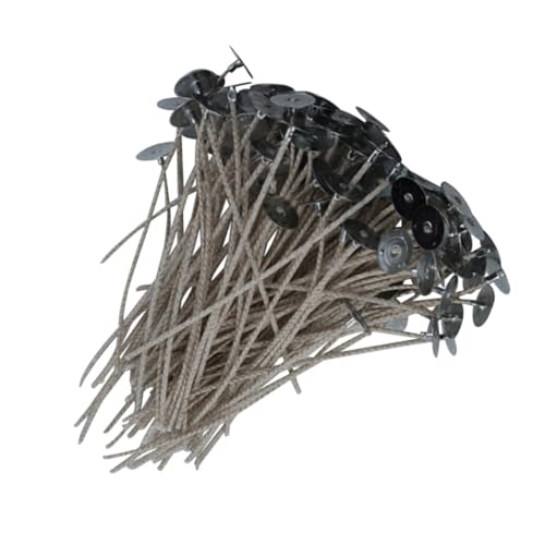 200 mechas de algodón con pestañas para velas