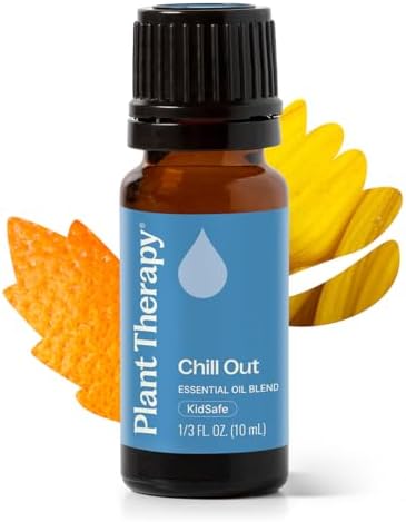 Plant Therapy Chill Out Essential Oil Blend, 10 mL, for Stress & Calming