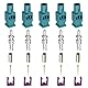 ECSiNG 5 Sätze Fakra Antennenstecker Reparatursatz zum Anschließen von RG174 / RG316 Autokabel Crimpen Löten Antennenadapter Konverter