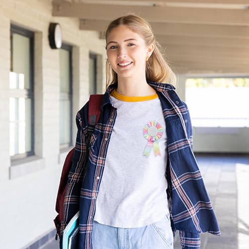 8 Stück Bunte Abzeichen, Siegerabzeichen, Hochzeitsabzeichen, Abschlussabzeichen, Multifunktionsabzeichen, Partyzubehör