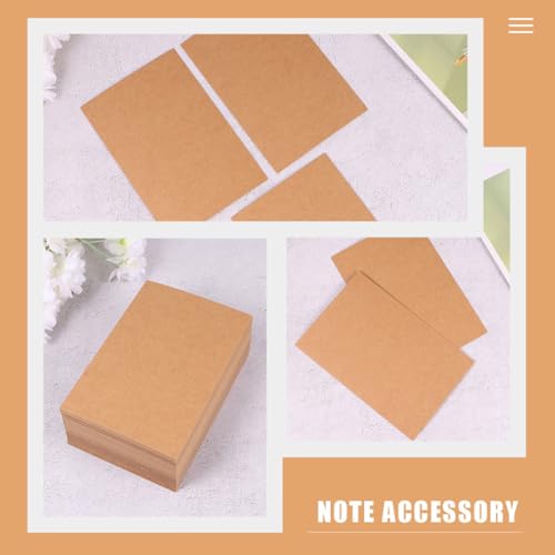 Cartes postales en papier kraft format classique pour correspondance et messages