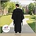 CLERKMANS Unisex Deluxe Masters Graduation Gown (51)