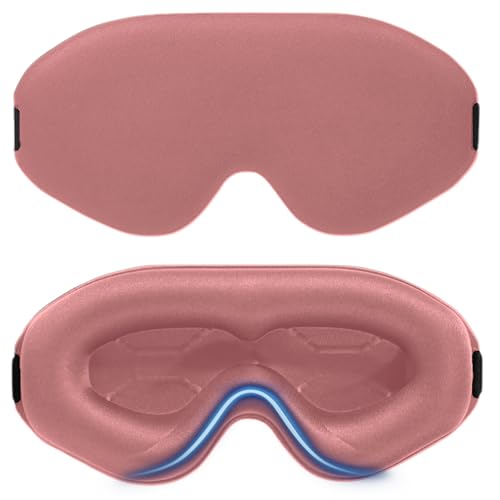 MohLythrix 100% Blackout Sleep Masks for Women & Men, Zero E
