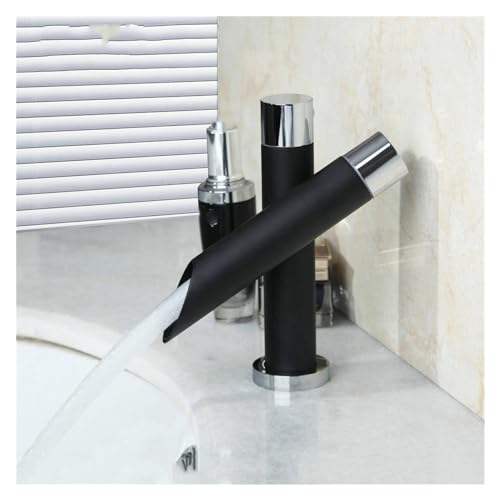 Mitigeur de cuisine en acier inoxydable noir mat pour évier chaud et froid