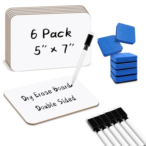 6-Pack Dry Erase Boards 5