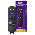 Roku Voice Remote | Replacement TV Remote Control with Voice Control, Simple Setup, & Pre-Set App Shortcuts - Compatible with Roku TV, Players, & Audio Devices