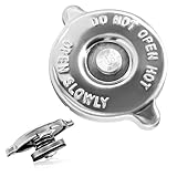 Sun Walker 16PSI Car Radiator Cap, High-Temperature Resistant Dual Lug Auto Engine Radiator Seal Cap, Stainless Steel Engine Cooling Water Tank Cover Replacement for Most Cars
