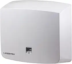 Dispensador de Papel Toalha Interfolhado, Branco, Suporte para Banheiro