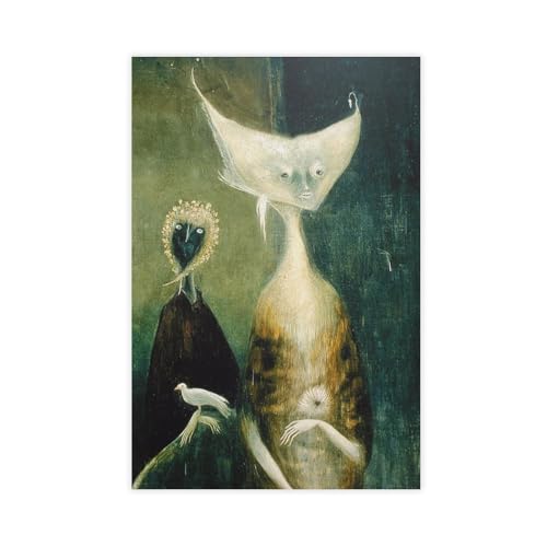 Wigonda Leonora Carrington Surrealist Vintage S 42 Canvas Poster Wall Art Prints Room Aesthetic Murals Bedroom And Living Decorations Unframe 12x18inch