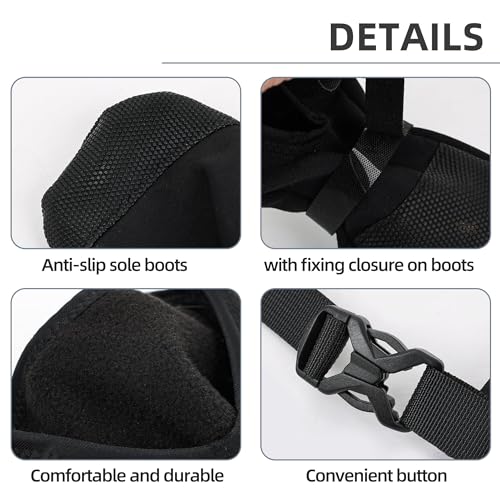 Dog Paws Recovery Shoe,Hundeschuhe zur Erholung,Hundeschuhe Pfotenschutz,Haustierwunden Verhindern Lecken,Atmungsaktiv,Weich,Nässe Und Infektion,Waschbar Und Wasserdicht Für Pet Verletzung Recovery,XL