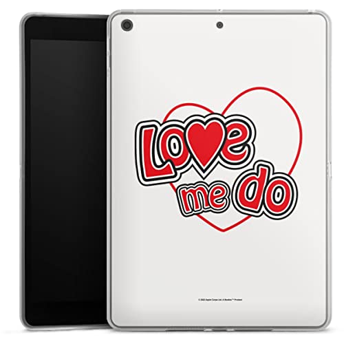 DeinDesign Coque en Silicone Compatible avec Apple iPad 8 (2020) Coque Coque pour Tablette Love Me Do The Beatles… - Les Beatles, Paul McCartney, John Lennon, RIngo Starr, George Harrison DeinDesign Coque en Silicone Compatible avec Apple iPad 8 (2020) Coque Coque pour Tablette Love Me Do The Beatles…