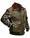 Viral Jackets Navy G-1 Flight Jacket US Military G-1 Leather Bomber Jacket Distressed Brown Leather Bomber Pilot Jacket Mens