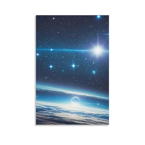Art astronomique pour une décoration murale esthétique de chambre