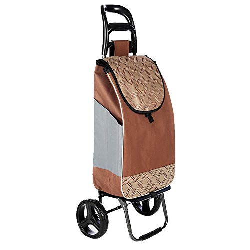 Carretilla plegable portátil con ruedas de carga miniatura 1
