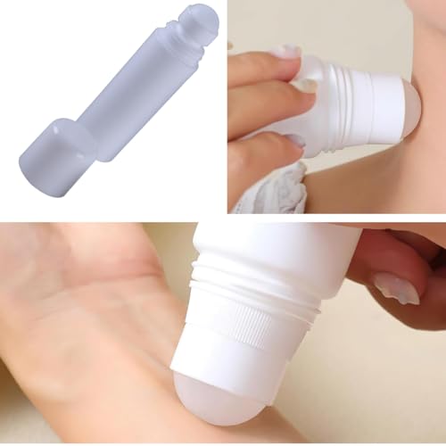 Ticha 6 szt. 100 ml plastikowych butelek typu roll-on, pustych butelek typu roll-on na dezodoranty w płynie, do przechowywania olejków eterycznych