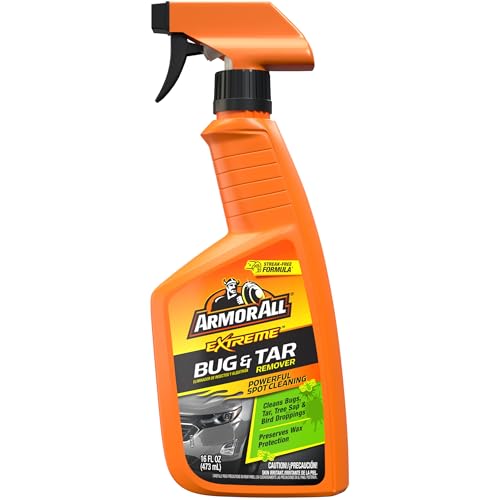 WD-40 on Car Paint: Safe Hack or Damaging Myth? 6 Extreme Bug and Tar Remover by Armor All, Car Bug Remover with Wax Protection, 16 Fl Oz