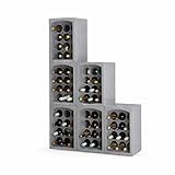 Deconation Lot De 6 Casiers Porte Bouteilles   6x12 Soit 72 Bouteilles   Polystyrène Expansé   Stockage Et Transport