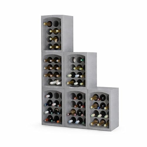 Deconation Lot De 6 Casiers Porte Bouteilles - 6x12 Soit 72 Bouteilles - Polystyrène Expansé - Stockage Et Transport