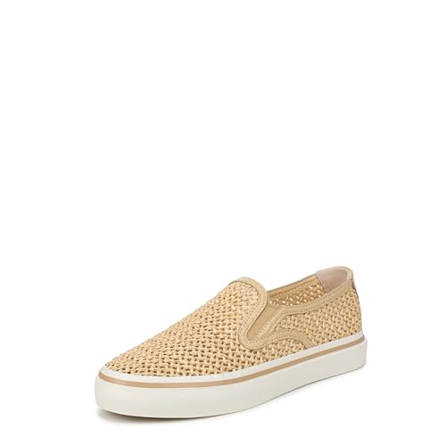Vince Womens Blair Slip-On Raffia Slip-On, Toasted Wheat, 8.5, Medium