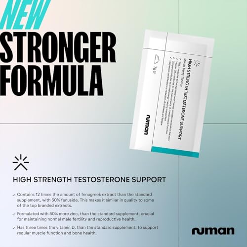 High Strength Testosterone Supplements for Men - Anabolic Supplement to Enhance Male Testosterone Levels Muscle Growth Strength Training & Reduces Fatigue - Daily Dietary Supplement - Berry Flavour - Image 4