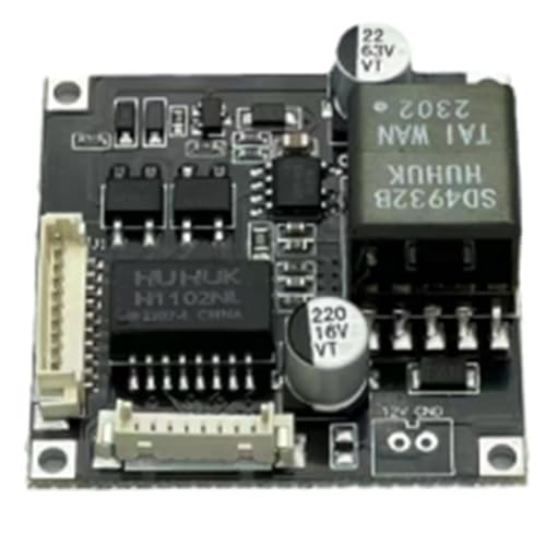ISTOVO Placa de Módulo PoE para Cámaras IP de Red CCTV de Seguridad. Alimentación por Ethernet. Salida de 12 V, 1 A. Compatible con IEEE802.3af.