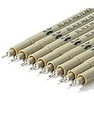 Mr. Pen- Drawing Pens for Artists, 0.2mm, 8 Pack, Black Artist pens, Micro Pens for Drawing, Ink Pens for Drawing, Sketch Pens, Micro Pen, Fineliner Pens, Bible Journaling Pens, Fine Point