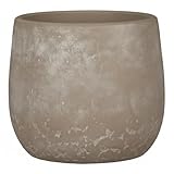 Scheurich Dune, Blumentopf aus Keramik, Farbe: Washed Cream, 17,64 cm Durchmesser, 17 cm hoch, 6,1 l Vol.