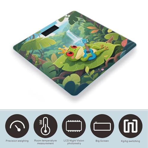 Báscula Digital para Baño con Diseño de Rana y Medidor miniatura 3