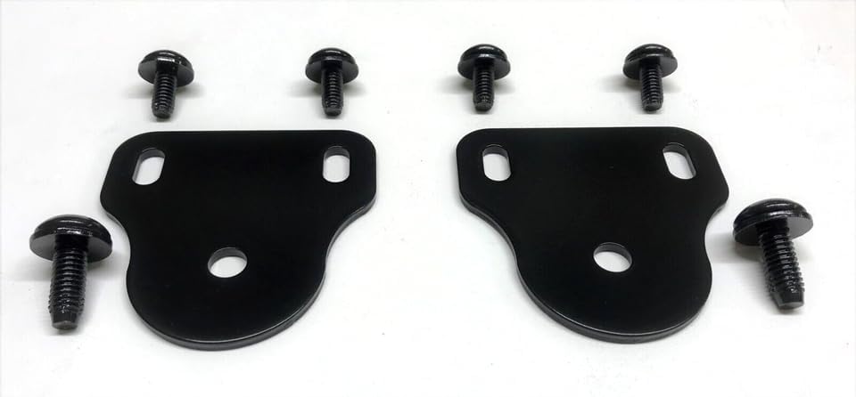 Set of Windshield Dash Plate Brackets and Bolts FITS 1987 to 1995 Jeep Wrangler YJ