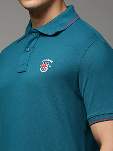 Image of ONN UK Classic Men's Premium Combed Cotton Polo Collar Half Sleeves Solid T-Shirt |