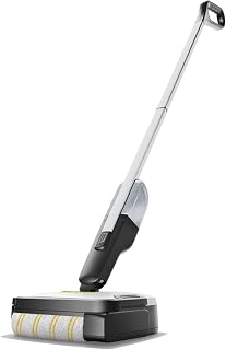 FC 2-4 Cordless Hard Floor Cleaner, Dries in 2 Minutes, Smart Wet Dry Vacuum with Edge Cleaning. Cleans Approx 70 m², 20 min Run time, in-Built Self Cleaning