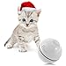 Pidsen Juguetes Gatos Pelotas, Bola de Gato, Juguete Interactivo Gatito Carga USB Bola Giratoria Automática, Bola Eléctrica de 360 Grados con luz LED para Animal Doméstico Gatos