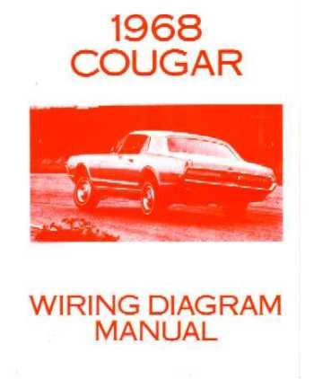 1968 MERCURY COUGAR Wiring Diagrams Schematics