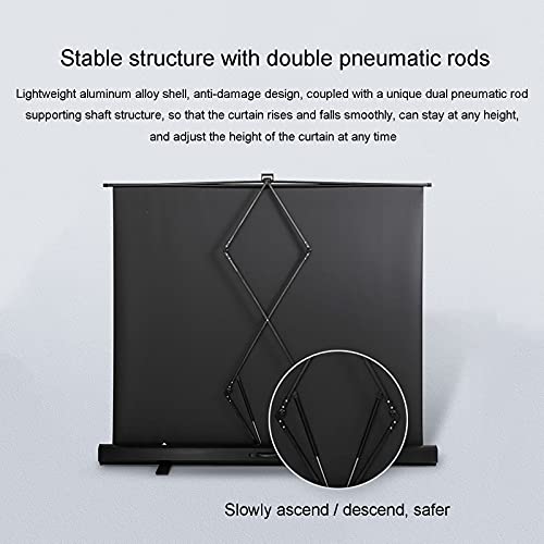 Pantalla Manual Portátil para Proyector 72 pulg 16:10 miniatura 4
