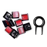 Game Keyboard Key Cap Replacement for Corsair K70 K65 K95 G710 RGB Strafe Mechanical Keyboard Backlit Keycaps Upgrade Kit (10pcs/Set) (Red) - Image 4