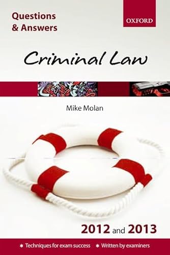 Q&A Criminal Law 2012 and 2013 (Questions & Answers)