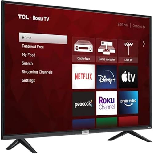 TCL 50-inch Class 4-Series 4K UHD Smart Roku LED TV - 50S435, 2021 Model