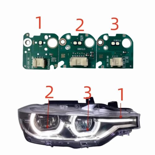 Módulo DRL para F30 F31 F35 con placa de faros led blanca 63117419610 3