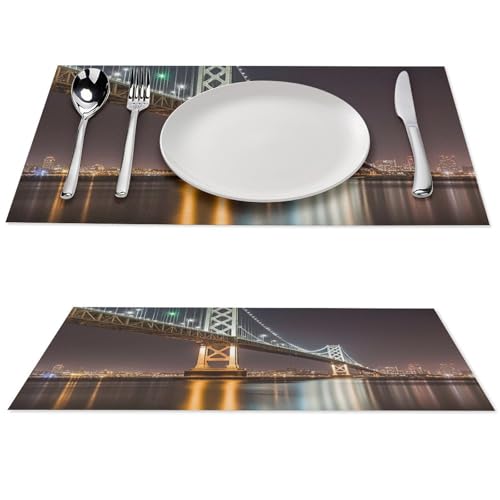 Sets de table antidérapants 45 x 30 cm pour protéger votre table - 2