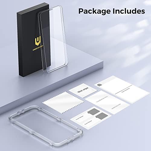 UNBREAKcable iPhone XS Max Screen Protector [2 Pack], 2.5D Double Defense Premium Tempered Glass for iPhone XS Max (20kg Force Resistant) [Anti-scratch, Anti-fingerprint, Bubble Free & Case-friendly]