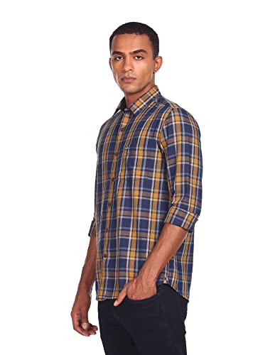 Image of Arrow Men's Slim Shirt (ASACSH4085 Khaki 39)