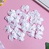 Mini Bows, 100 Pcs 1 Inch White Bows Satin Ribbon Bow Tiny Craft Bow for DIY Sewing Crafts Gift Wrapping Basket Wedding Birthday Christmas Party Scrapbooking Decoration #2