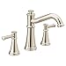 Moen T9023NL Belfield Two-Handle Deck Mounted Roman Tub Faucet, Valve Required, Polished Nickel