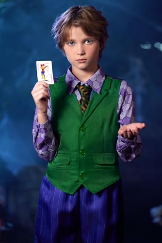 Disfraz casual para niños 3 piezas morado 11-12 años miniatura 6